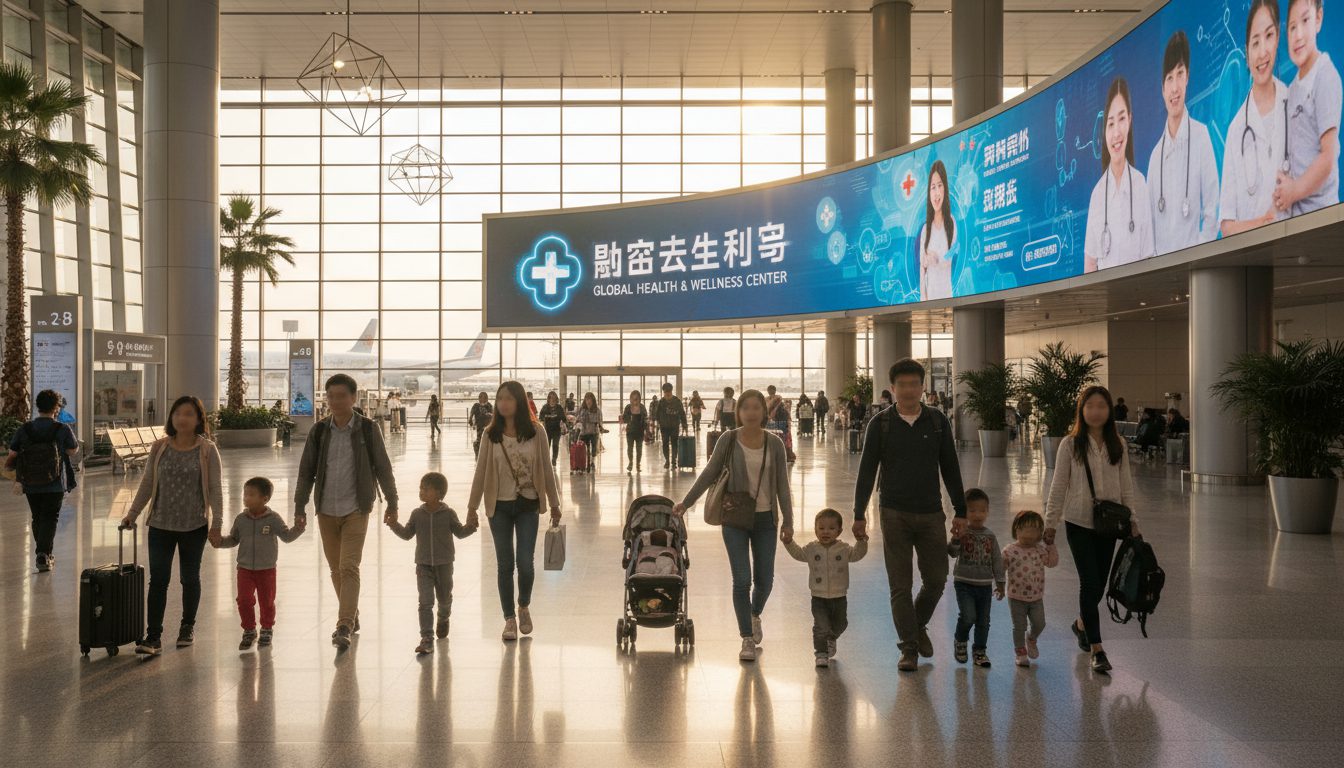 跨国家庭抵达中国